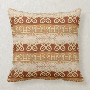 Coussin Symboles ethniques d'Adinkra d'Africain