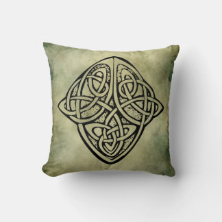 Coussin symboles sacrés celtiques irlandais
