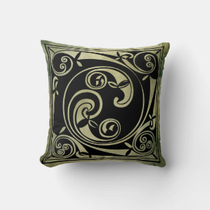Coussin symboles sacrés celtiques irlandais