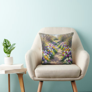 Coussin Symbolisme du Crocus