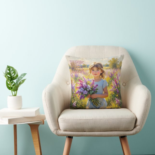 Coussin Symbolisme du lilas (Chaise)