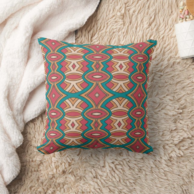 Coussin Symétrie diamant et ovale chic (Couverture)