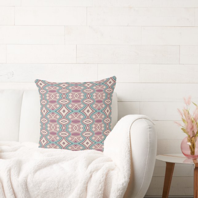 Coussin Symétrie Douce en Diamant et Ovale (Canapé)