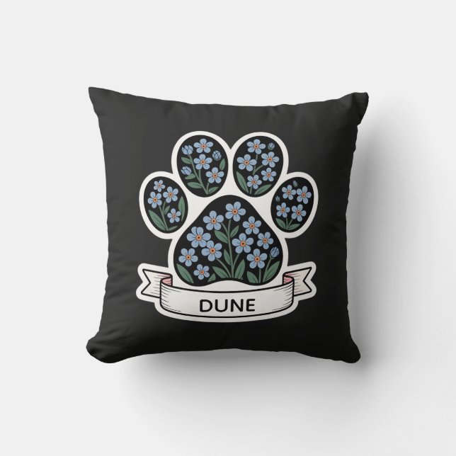 Coussin Sympathie de la mémoire de chien garder l'animal d (Recto)