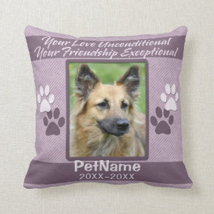 Coussin Sympathie inconditionnelle de l'animal de compagni