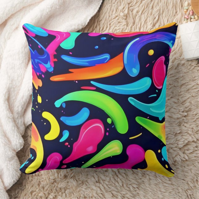 Coussin Symphonie de couleurs : un festin visuel (Couverture)