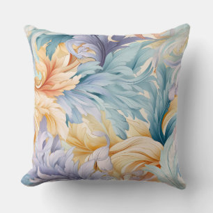 Coussin Symphonie de la flore glaciaire Botanique d'hiver
