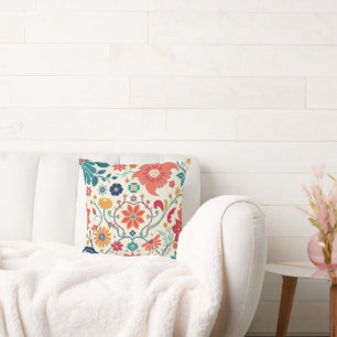 Coussin Symphonie florale