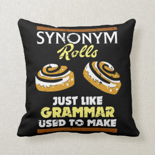 Coussin Synonyme Rolls comme la grammaire employée pour