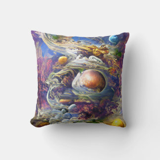 Coussin Système solaire à galaxie violette