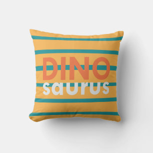 Coussin T-rex dinosaure dessin animé animal garçons coloré