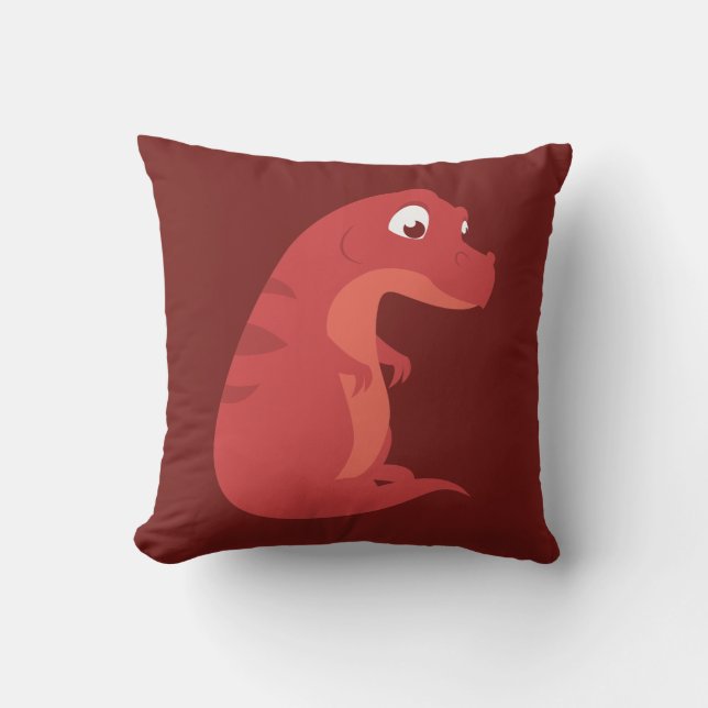 Coussin T-Rex potelé (Recto)
