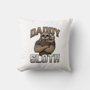 Coussin T-shirt avec gravure vintage de famille drôle de p