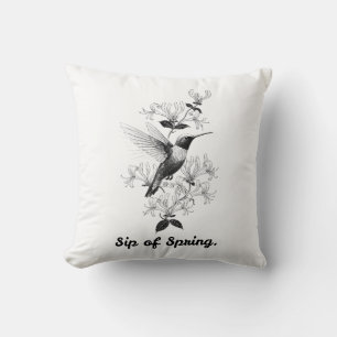 Coussin T-Shirt Colibri, Vigne de Chèvrefeuille