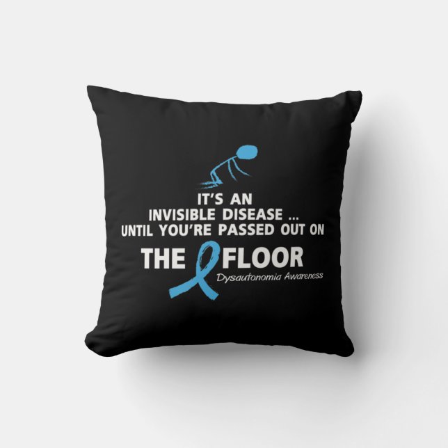 Coussin T-shirt de Dysautonomia (Recto)