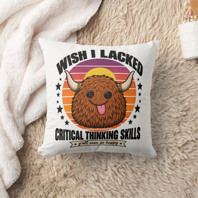 Coussin T-shirt drôle de superviseur de construction (Couverture)