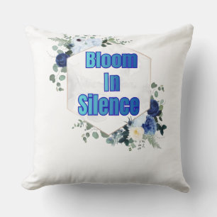 Coussin T-Shirt Fleurir en silence