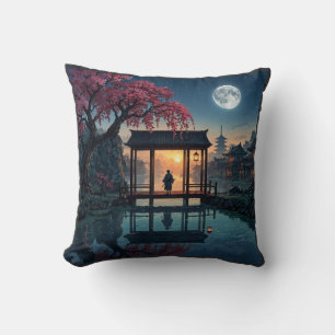 Coussin T-Shirt Graphique Forêt Nocturne Mystique