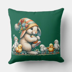 Coussin T-Shirt LAPIN DE PÂQUES JOYEUX