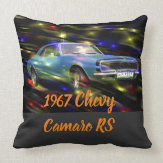 Coussin T-shirt noir pour homme Chevy Camaro RS 1967