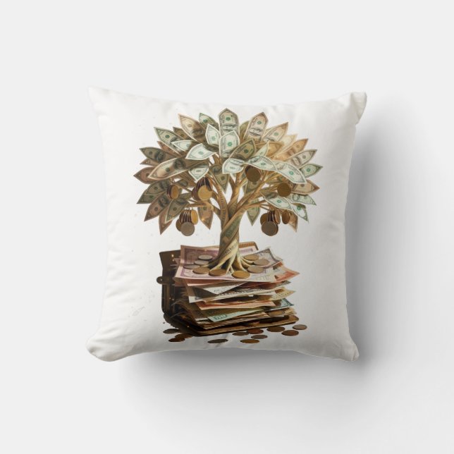 Coussin T-shirt percepteur de papa, frais perçus quotidien (Recto)