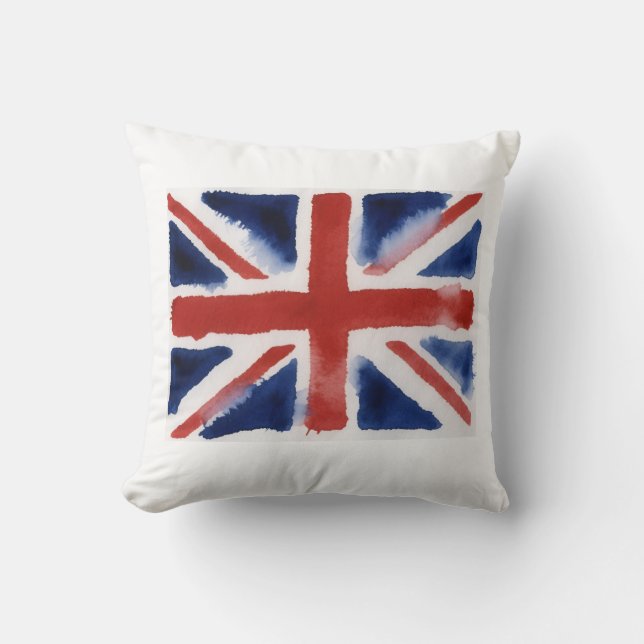 Coussin T-shirt union jack  (Recto)