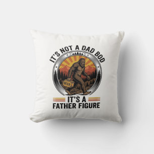 Coussin T-Shirt Vintage Bière Figure Paternelle Bigfoot Dr