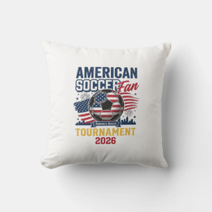 Coussin T-shirt vintage tournoi de football américain 2026