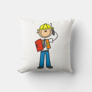 Coussin T-shirts et cadeaux pour contremaîtres de construc