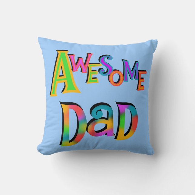 Coussin T-shirts et cadeaux superbes papa (Recto)