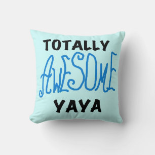Coussin T-shirts et cadeaux Yaya totalement géniaux