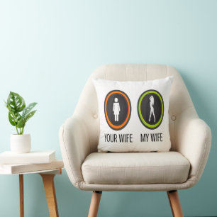 Coussin Ta Femme Ma Femme