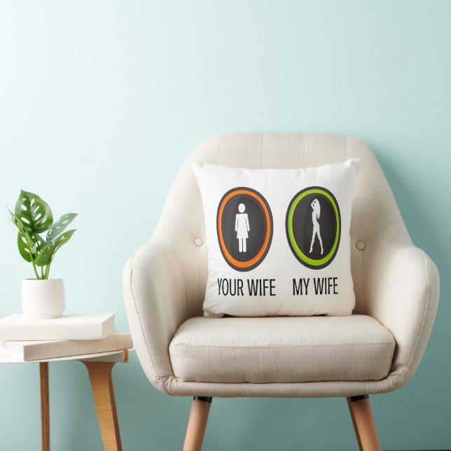 Coussin Ta Femme Ma Femme (Chaise)