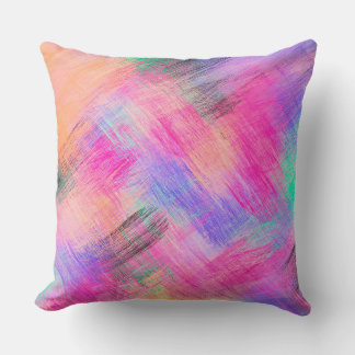 Coussin Tableau coloré Abstrait #28
