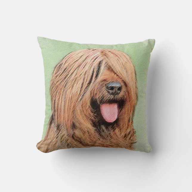 Coussin Tableau de bord - Joli art original chien (Recto)