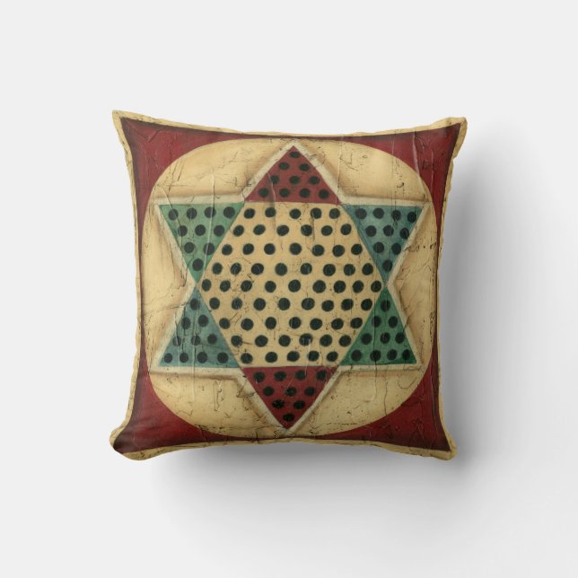 Coussin Tableau de contrôle chinois vintage par Ethan Harp (Recto)