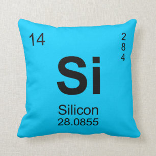 Coussin Tableau des éléments périodique (silicium)