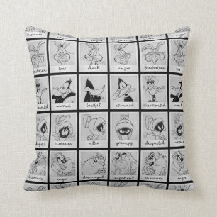 Coussin Tableau des émotions des personnages LOONEY TUNES™