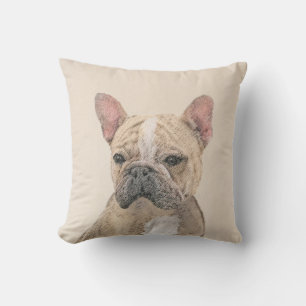 Coussin Tableau Français Bulldog (Sable) - Joli Original D