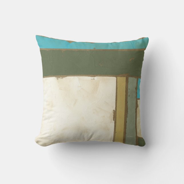 Coussin Tableau patiné de Jennifer Goldberger (Recto)