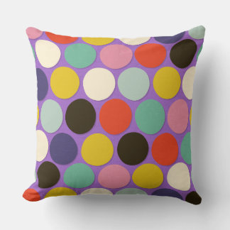 Coussin tache de chelsea lavande