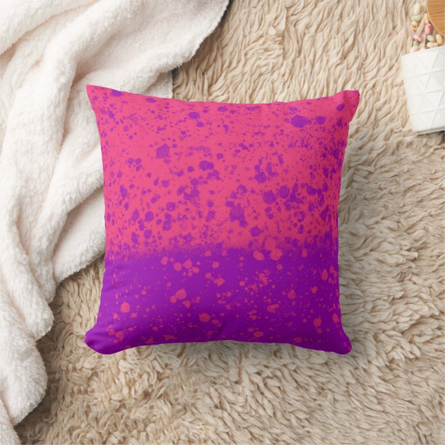 Coussin Tache rose et violette (Couverture)