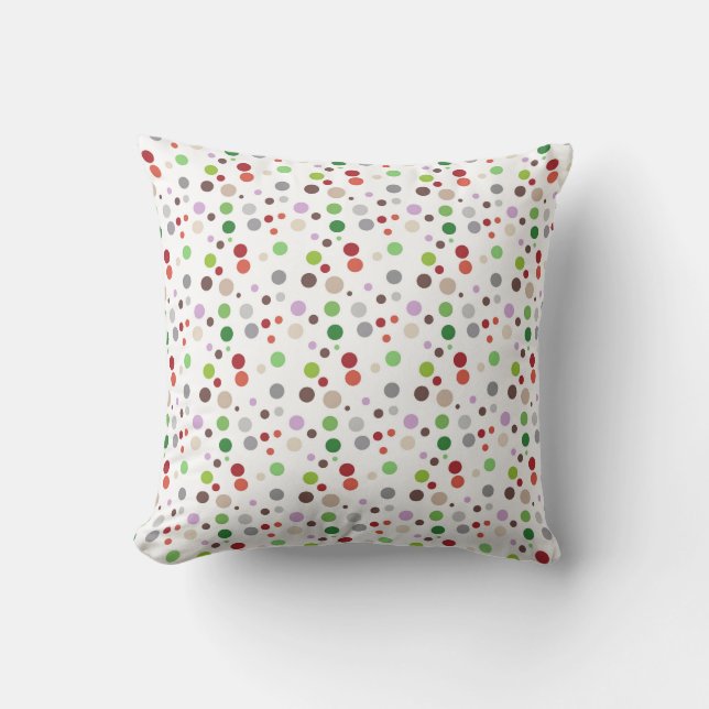 Coussin Taches de couleur mignonnes pour enfants (Recto)