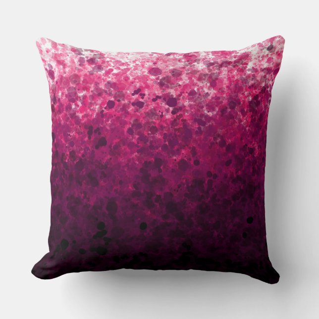 Coussin Taches magenta - carreau (Recto)