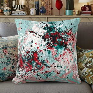 Coussin Taches rouges et sarcelles