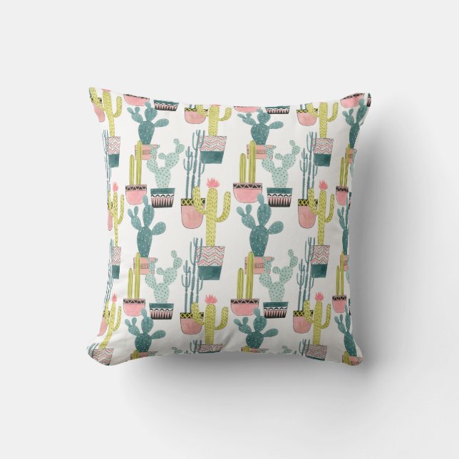 Coussin Taco à propos d'amour | Motif Cactus (Recto)
