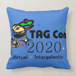Coussin TAG Con 2020 - Virtual - Blue Quadrant