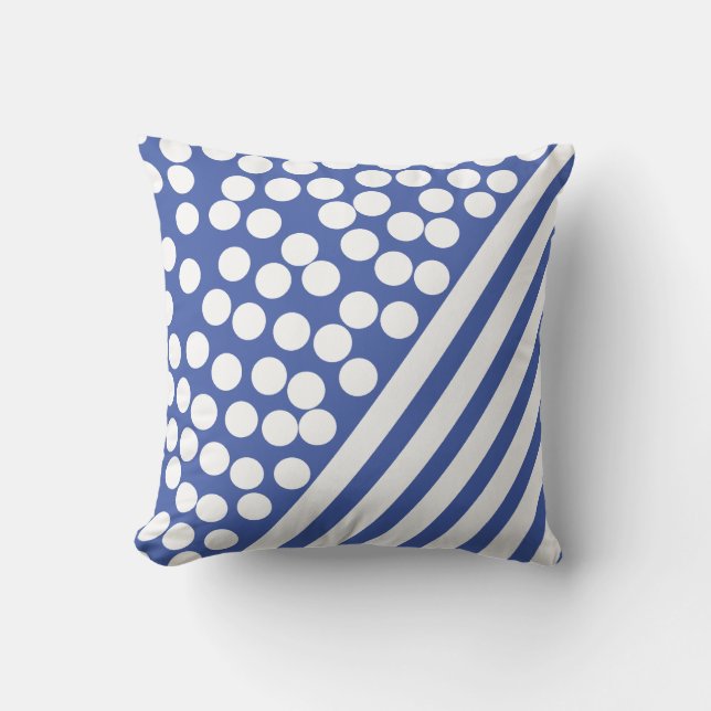 Coussin Taie d'oreiller à motif de boules de lignes d'art  (Recto)