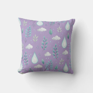 Coussin « Taie d'oreiller à motif météo pastel mignon »