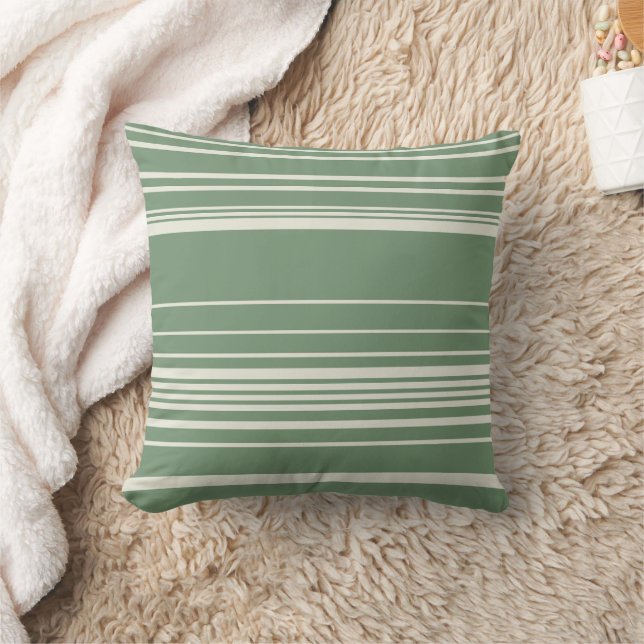 Coussin Tailles complexes en vert (Couverture)